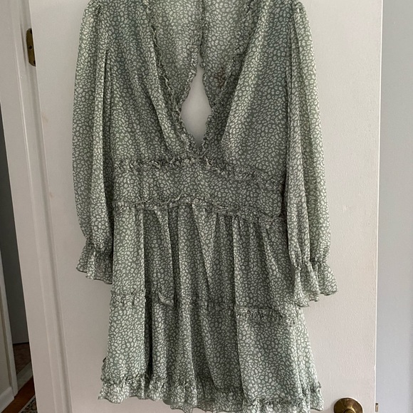 Happy Sailed Long Sleeve Swing Mini Dress Size XL - Picture 2 of 3